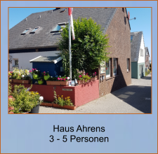 Haus Ahrens 3 - 5 Personen