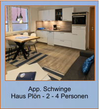 App. Schwinge  Haus Plön - 2 - 4 Personen