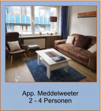 App. Meddelweeter 2 - 4 Personen