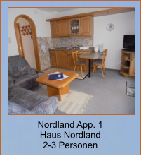 Nordland App. 1 Haus Nordland 2-3 Personen