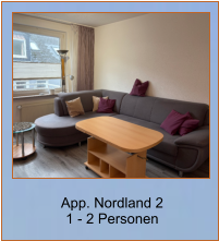 App. Nordland 2 1 - 2 Personen
